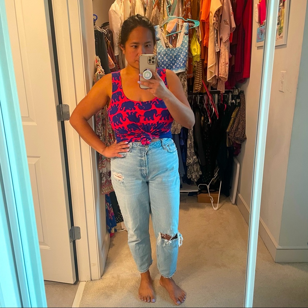 Lilly Pulitzer Elephant Tank Top